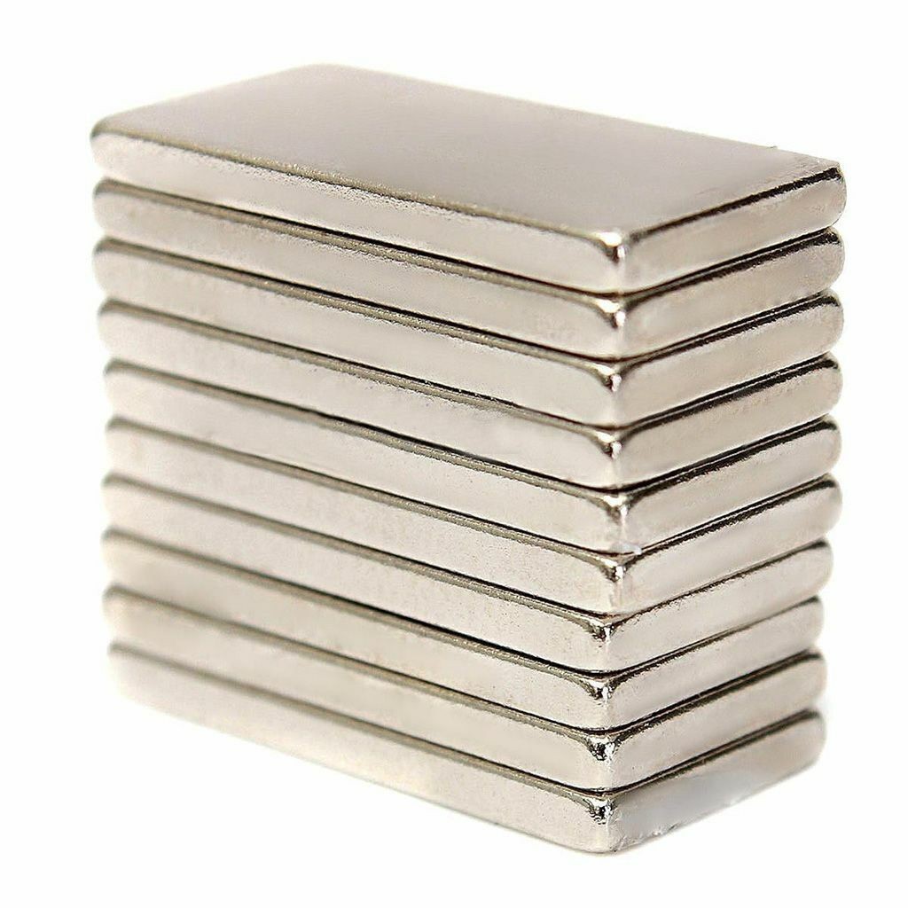 5~100Pcs N52 20x10x2mm Neodymium Block Magnet Super Strong Rare Earth Magnets