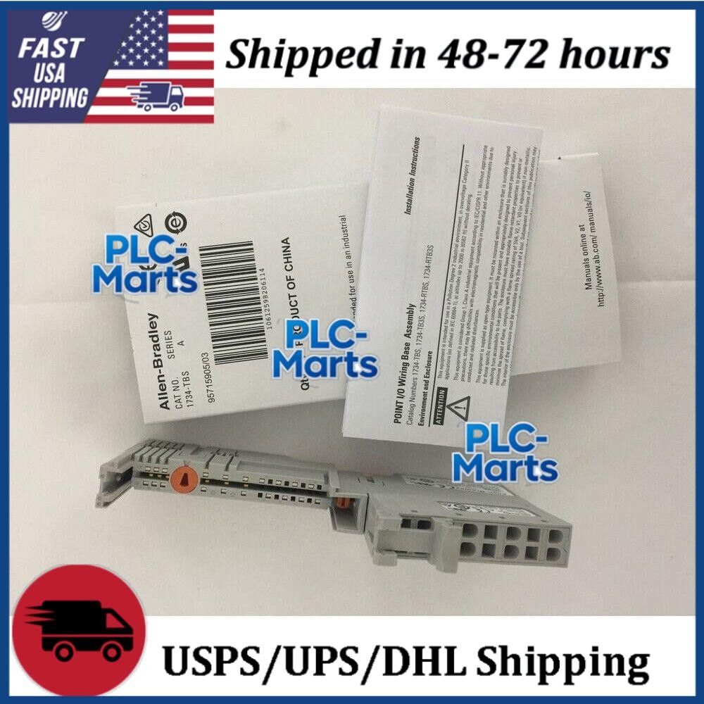 – 1 PCS Sealed AB1734-TBS POINT I/O Module Terminal Base 1734TBS US Free Tax