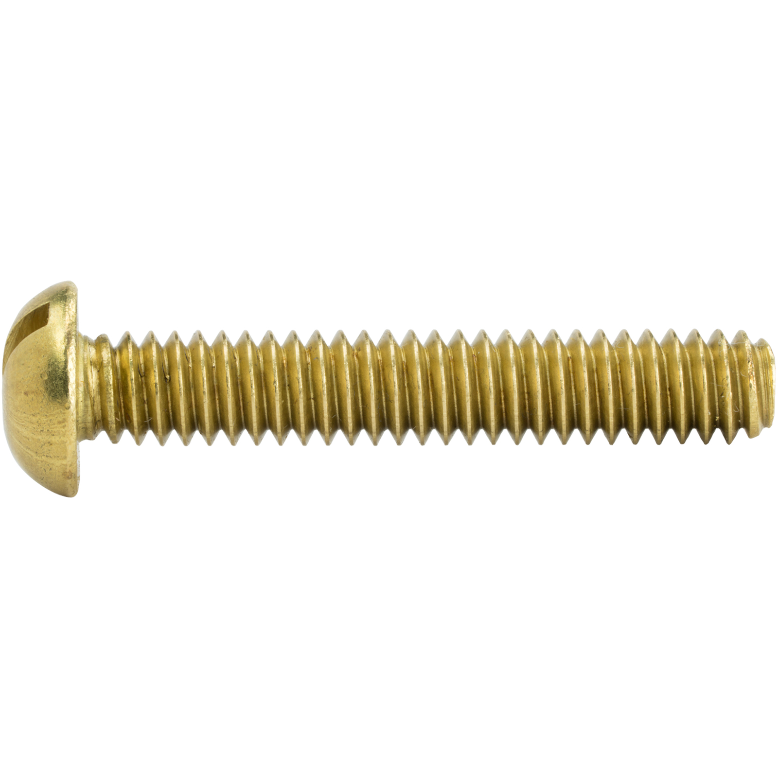 4-40 Brass Round Head Machine Screws Bolts Slotted Drive All Lengths Available