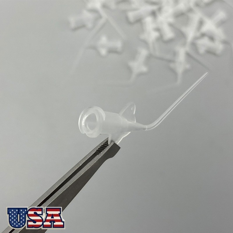 Dental Endo Irrigation Tips Disposable Root Canal Rinsing Tip Syringe Tip 100pcs