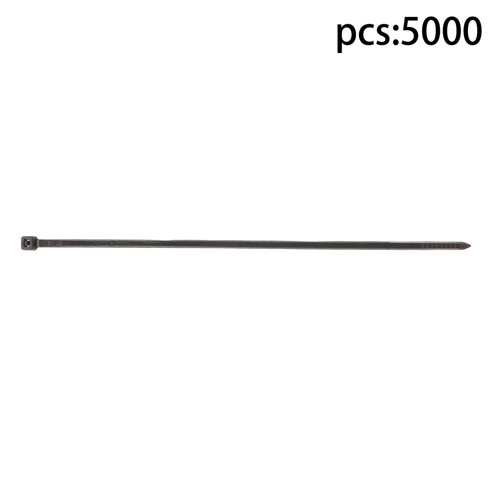 8″ Zip Ties 5000 Pack 40lb Tensile Uv Resistant Cable Ties 0.14″ Wide Black