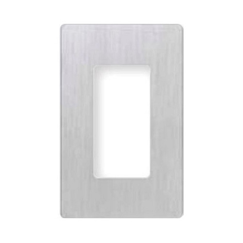 Lutron CW-1-SS, 1-Gang, Dimmer, Stainless Steel, Seamless, Wallplate, 1pc