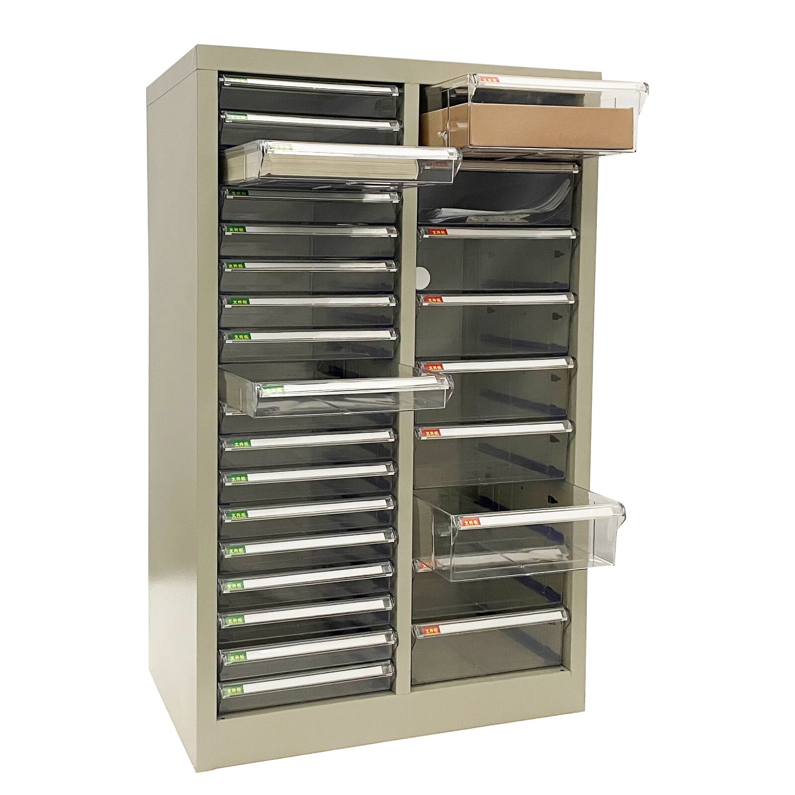 27 Drawers File Cabinet Office Storage Organizer Cabinet Medium+Large Drawer