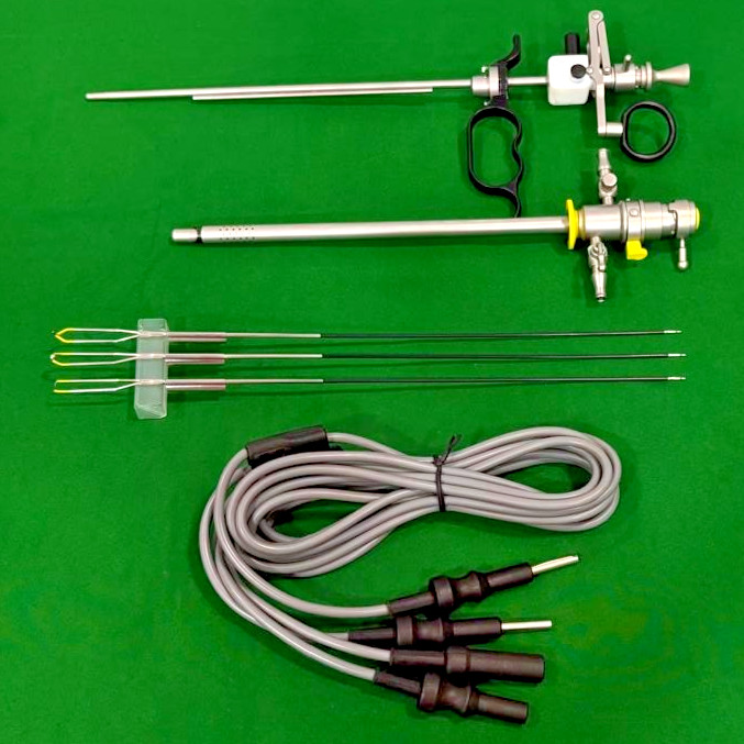 Hysteroscopy Resectoscope TURP Working Element Bipolar Passive Set 26FR Reusable