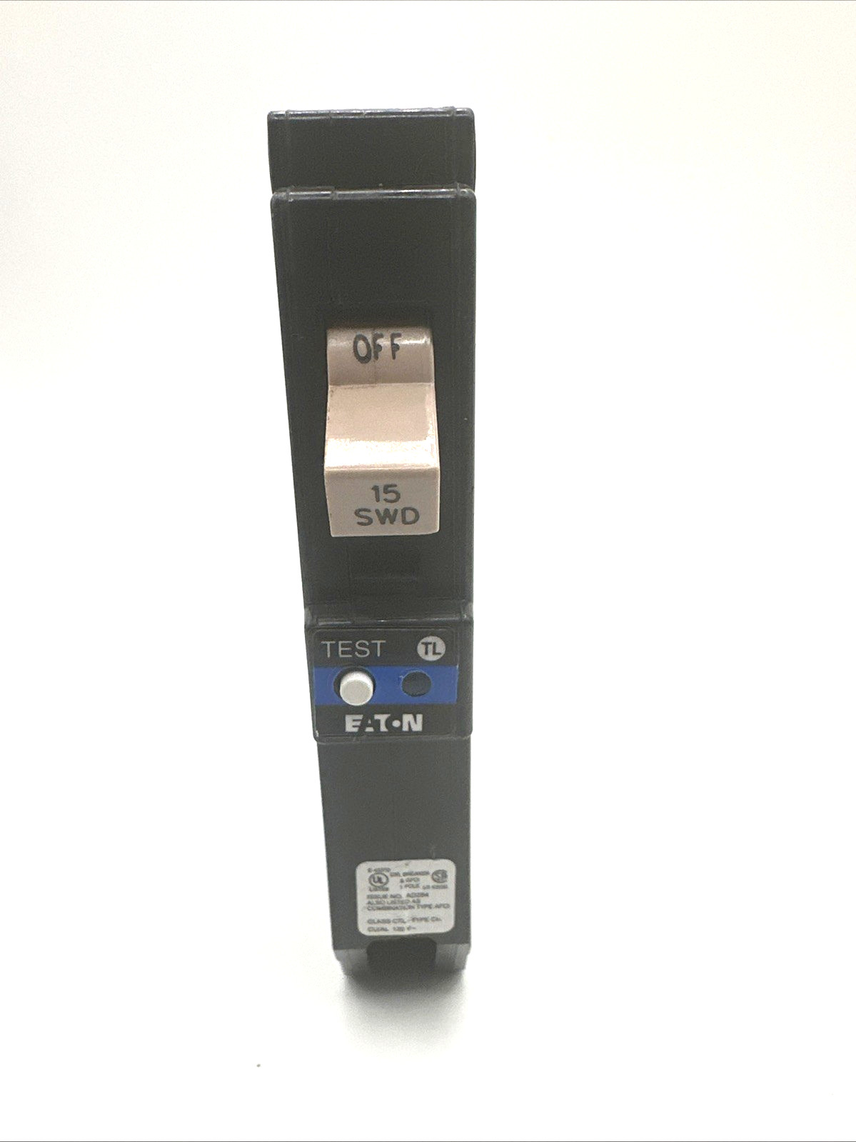 Eaton CHFP115DF 15Amp 1 Pole 120V Plug In Neutral Dual Purpose AFCI GFCI Breaker