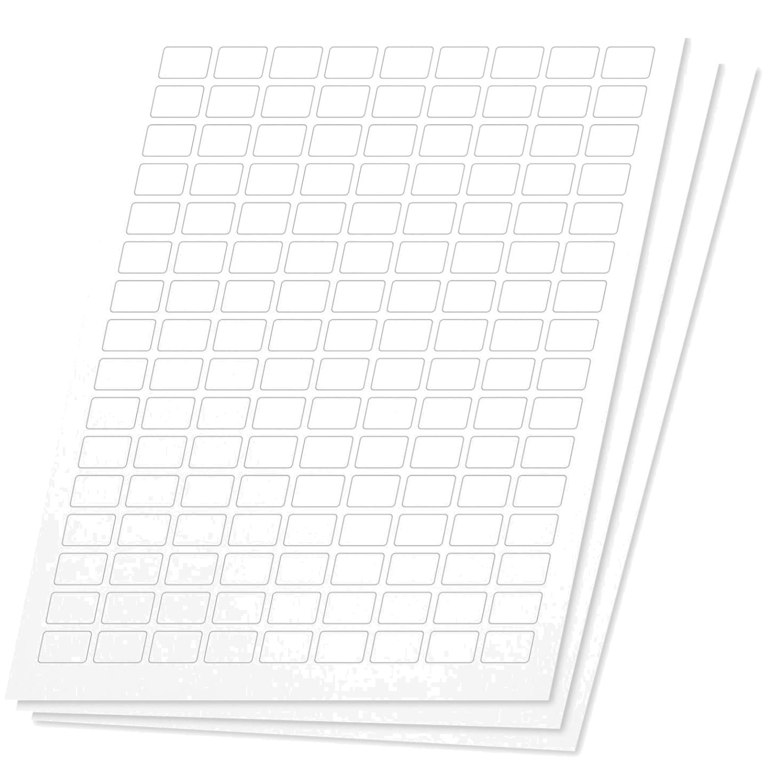 Laser Inkjet Labels, 7200 Pack, 50 Sheets, 0.75 x 0.5 Inch
