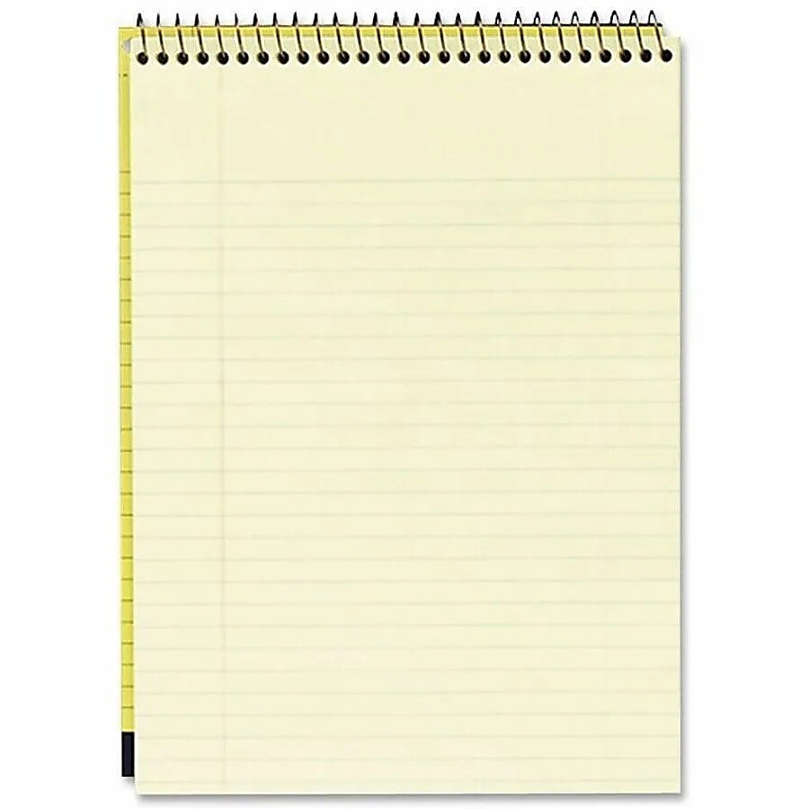 Mead Cambridge Writing Pad Canary Legal Ruled MEA59880 8-1/2″ x 11″ 70 Sheets