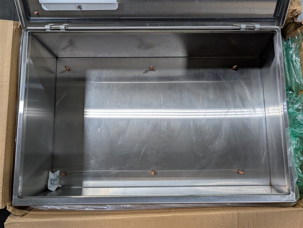 NEW SCE KHS1-36EL2412SSST Stainless Steel Sloping Top Enclosure 36x24x12″