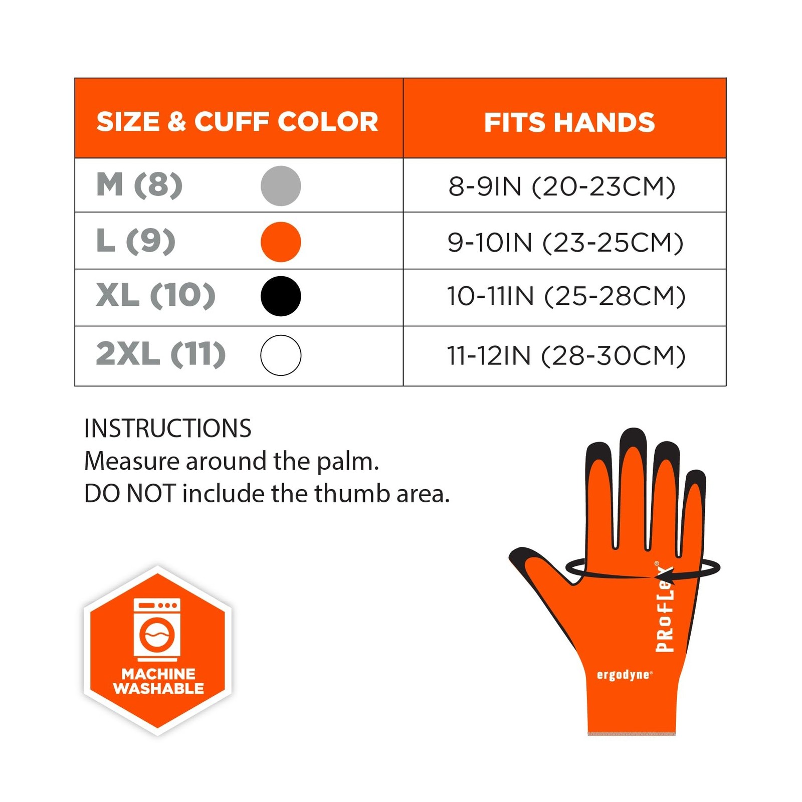 Ergodyne ProFlex 7401 Coated Winter Work Gloves, Latex Coated Palm, Thermal