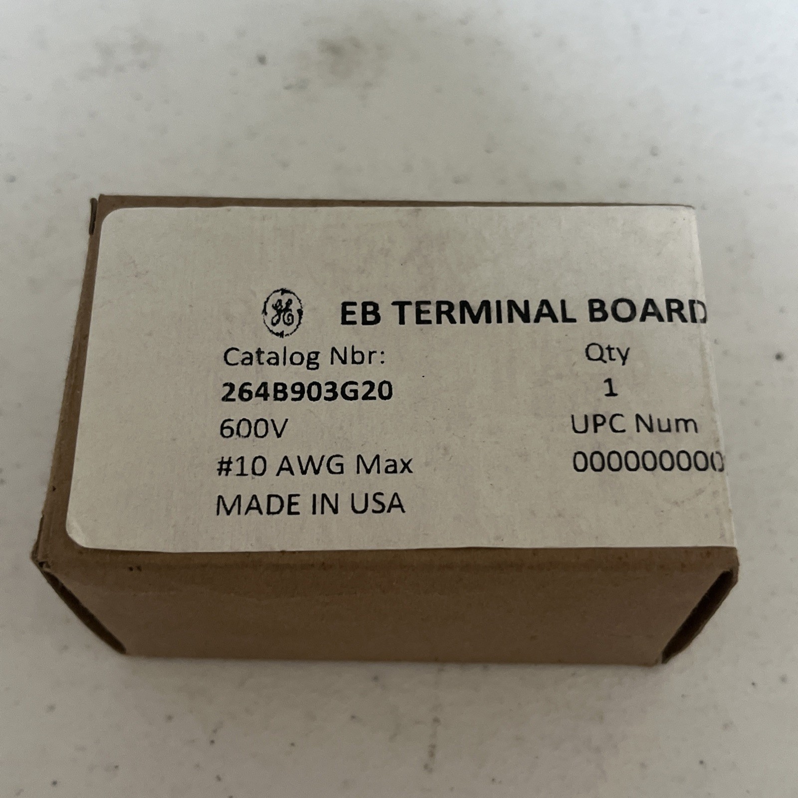 New In Box GE Terminal Board 264B903G20
