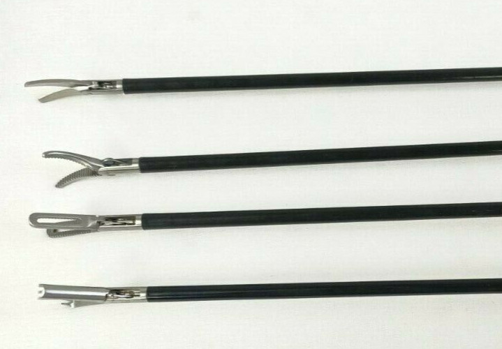 4pc Laparoscopic Grasping Forceps 5mmx330mm Laparoscopy Surgical Instruments