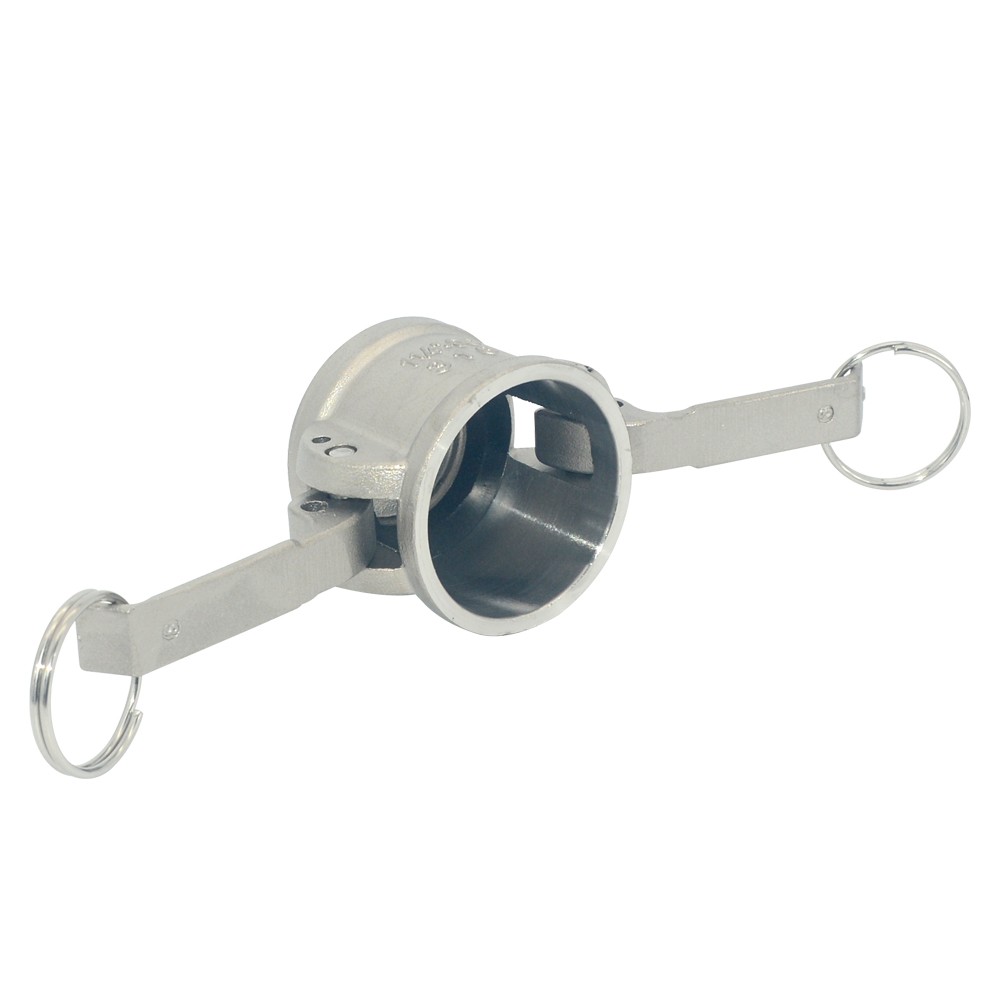 1-1/4″ 1.25 in Type DC Dust Cap Coupler Stainless Steel 304 Hose Fitting Camlock