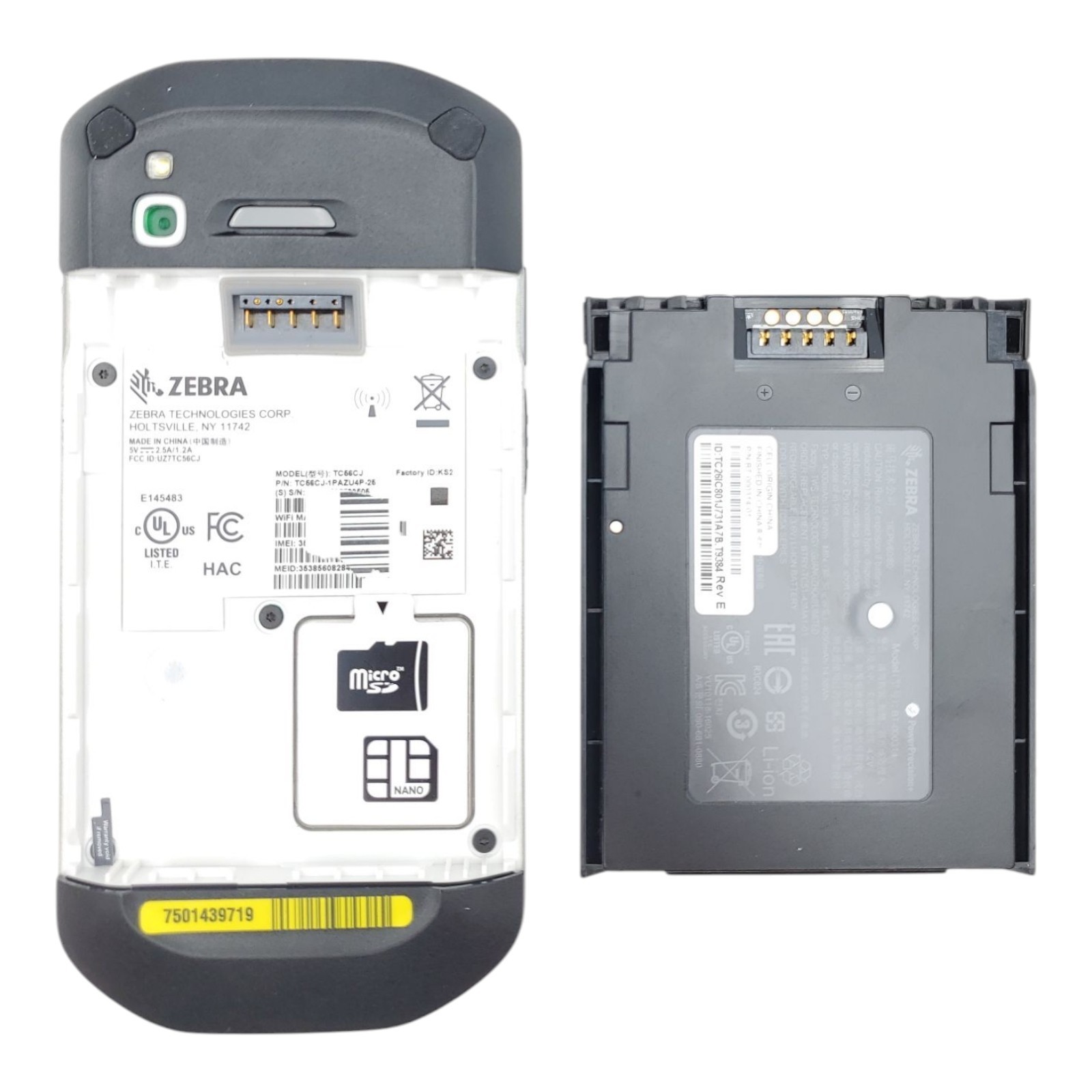 Zebra TC56CJ-1PAZU4P-25 – Barcode Scanner – PLEASE READ