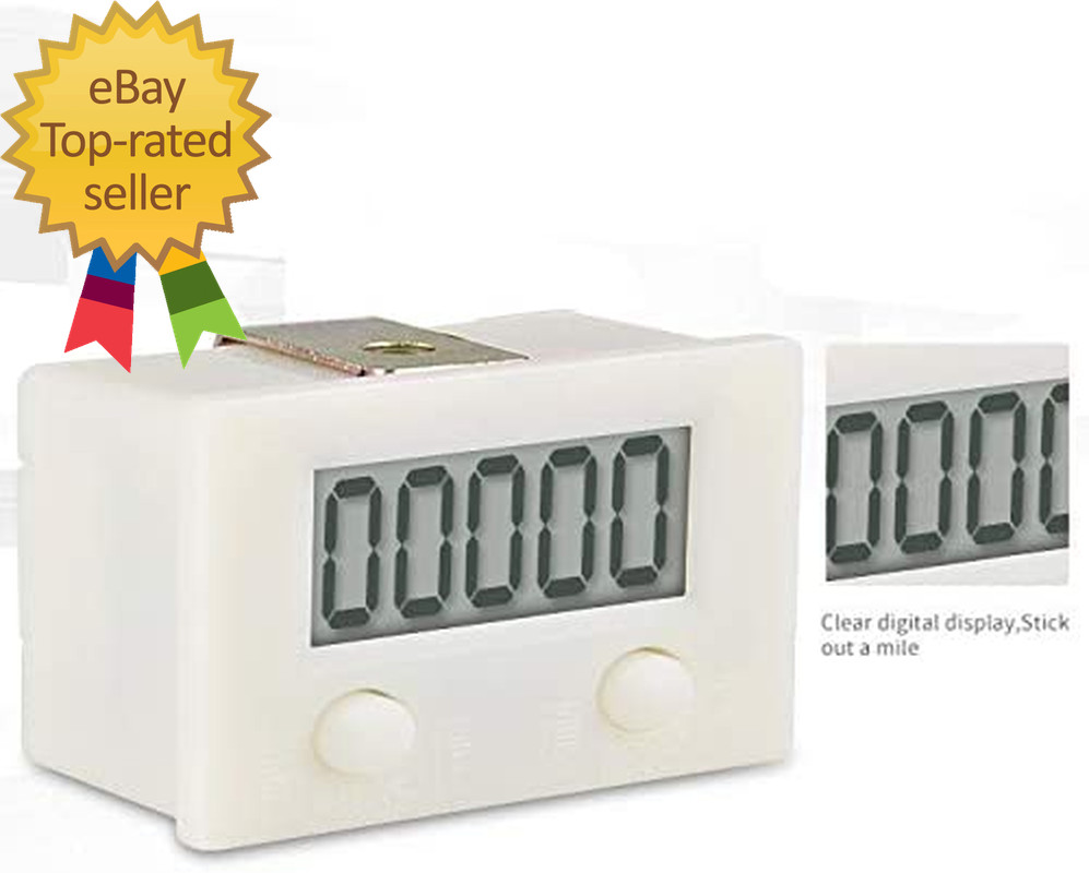 LCD Digital 0-99999 Counter 5 Digit plus up Gauge + Proximity Switch Sensor