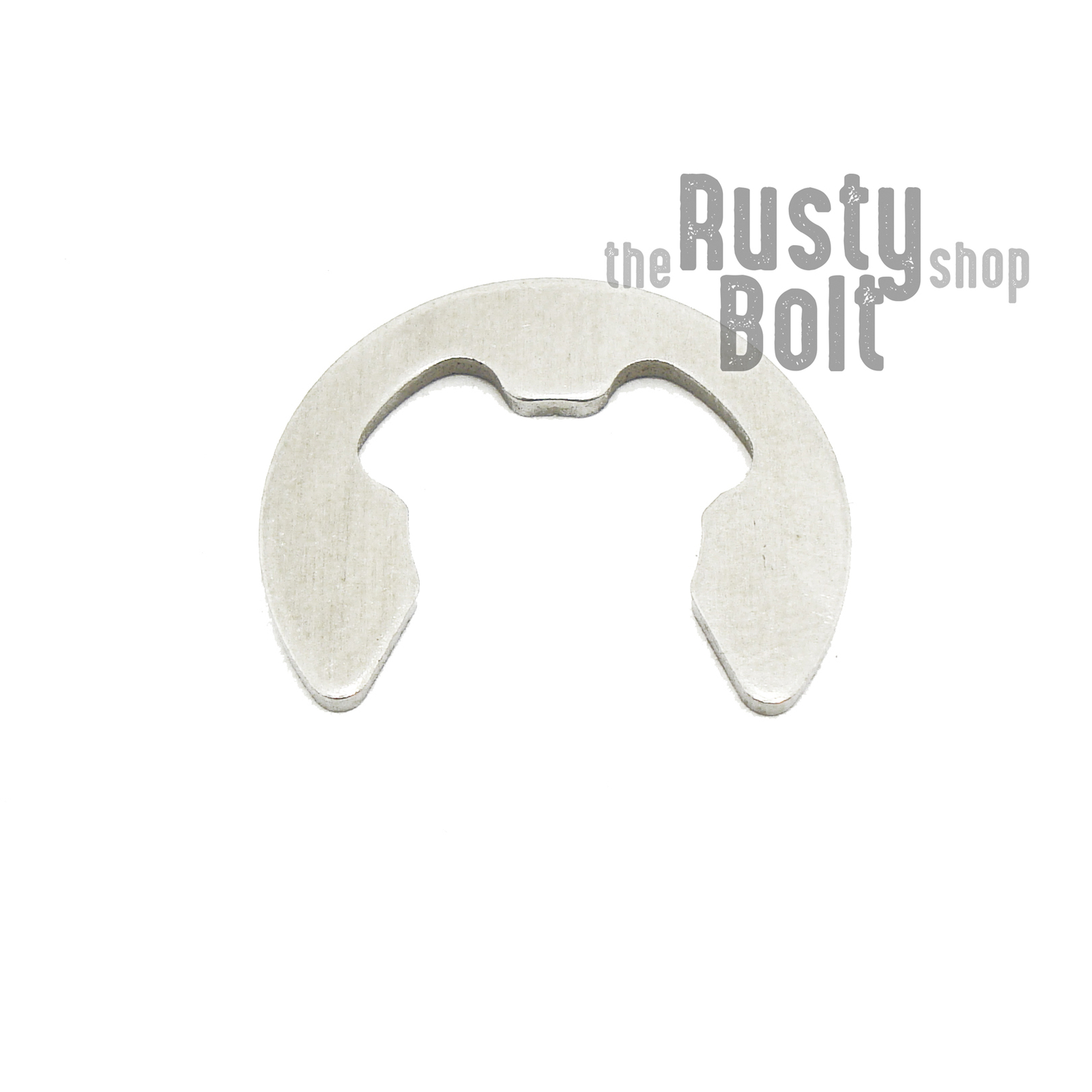 8mm E Clip, Stainless Steel, Circlip Side Mount, External Retaining Ring