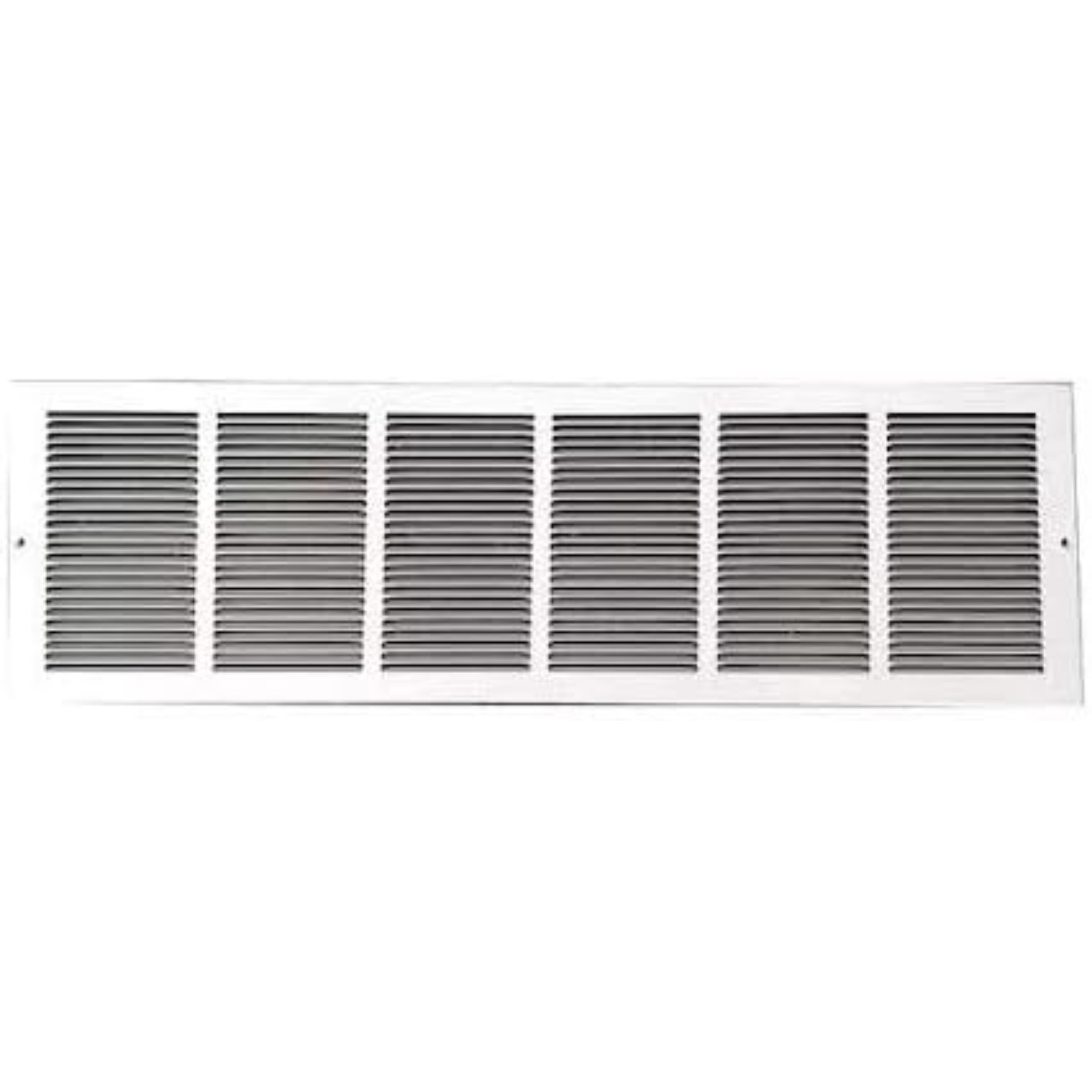 Steel Return Air Grille, White Finish, Ideal Replacement for HVAC Vent Covers