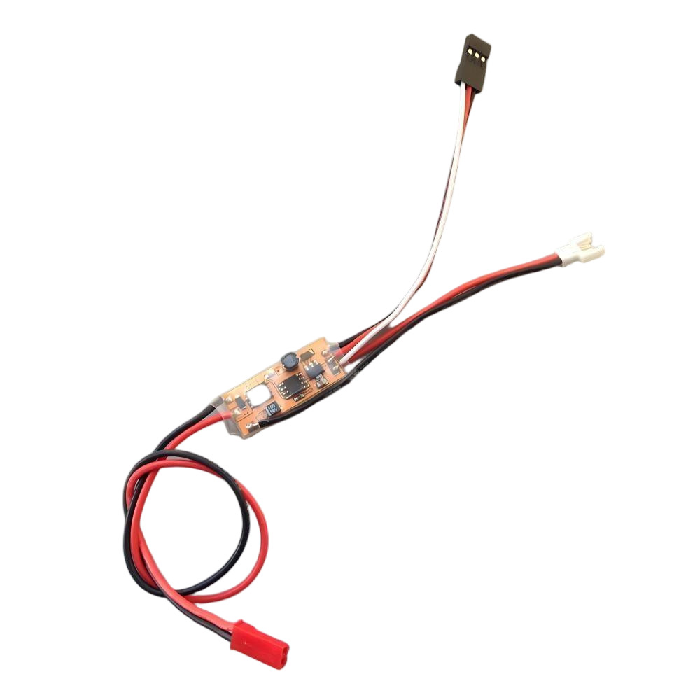 12A 1S 3.7V Brushed ESC One-Way with BEC Boost to 5V 600mA 3-6V PWM Control