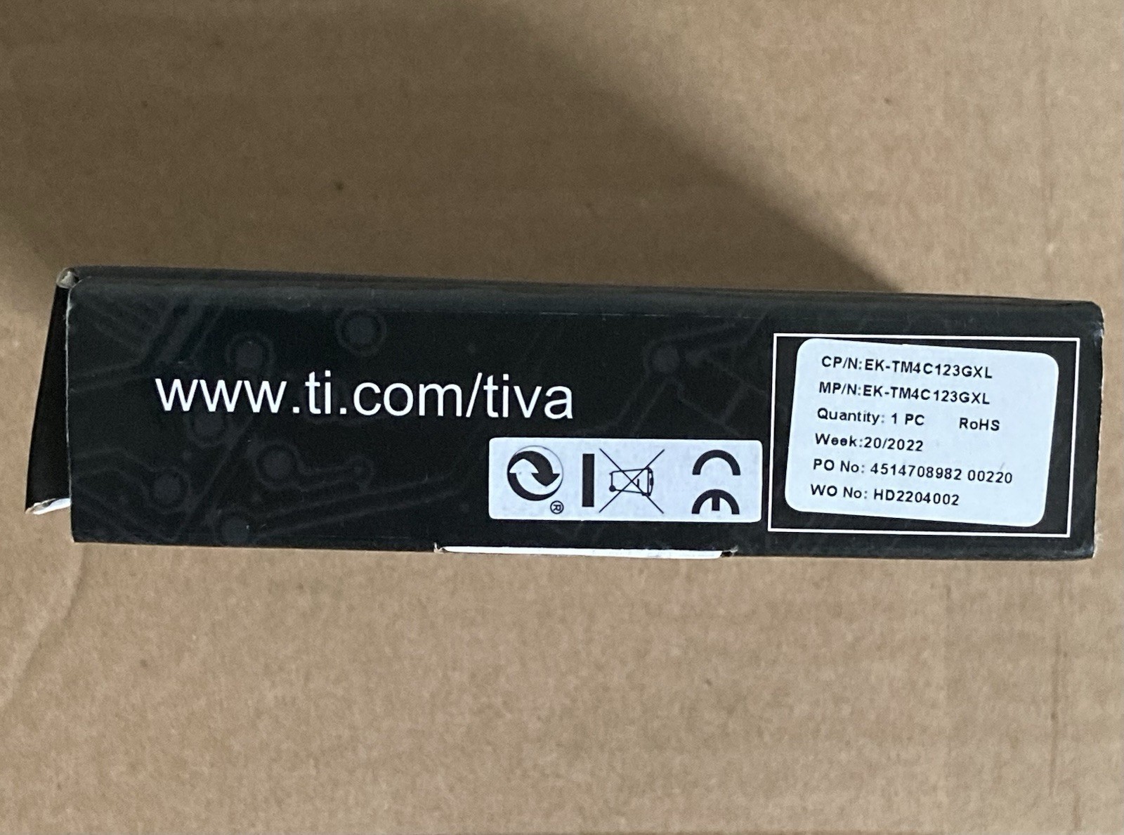 Texas Instruments Tiva C LaunchPad Eval Kit ARM Cortex-M4 32KB USB EK-TM4C123GXL