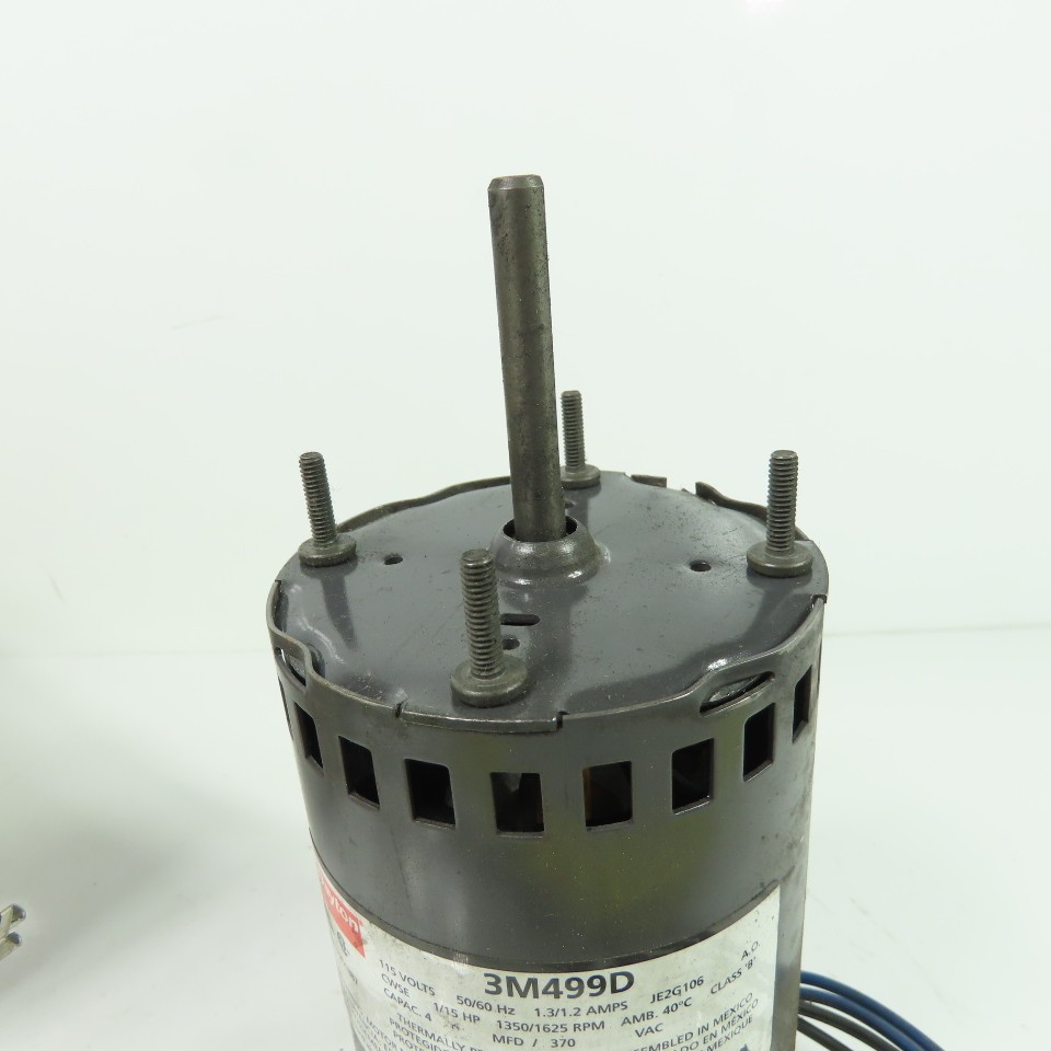 Dayton 3M499D 1/15HP Electric HVAC Motor 115V 1.3A 1625RPM Tested