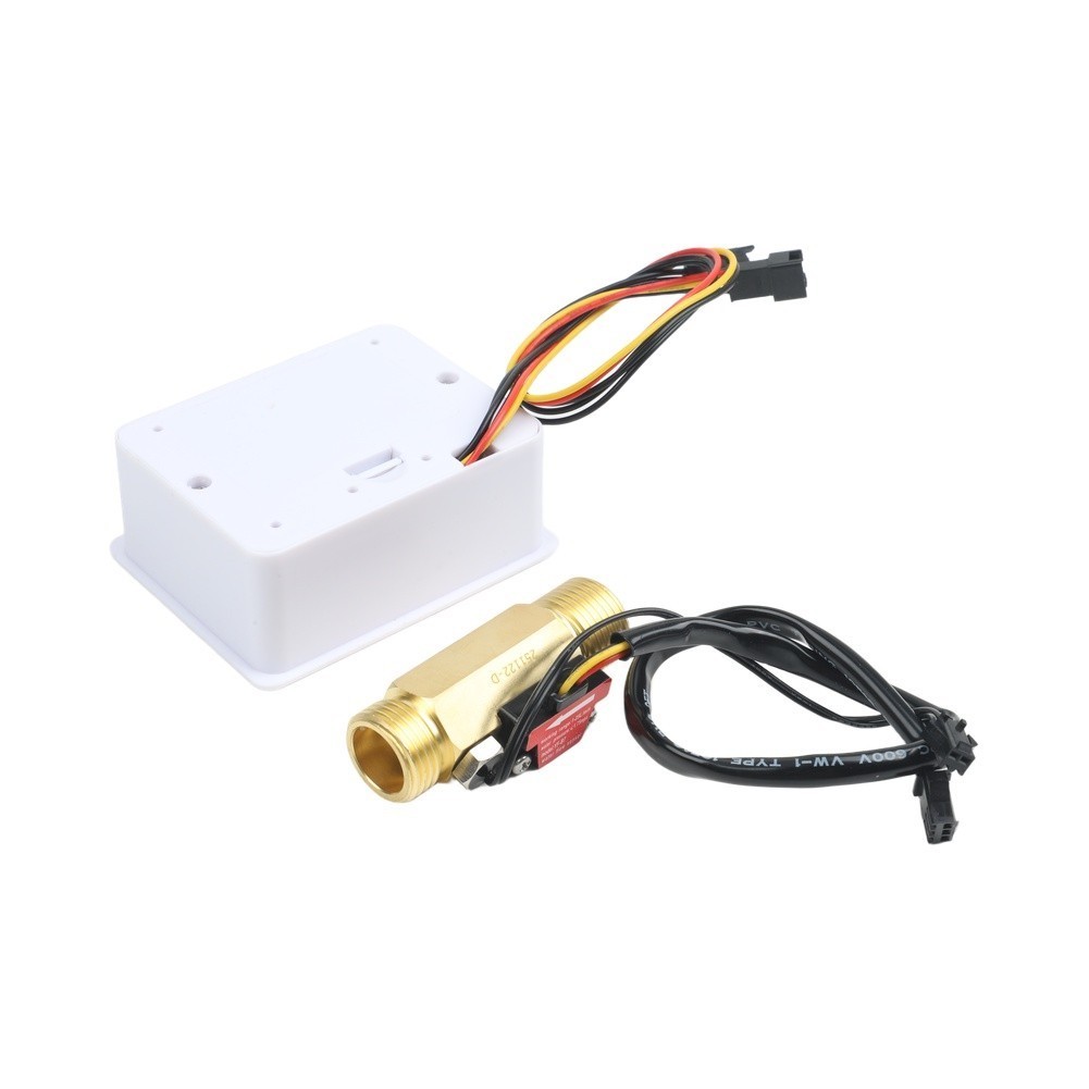 Low Power Digital Water Flow Meter with LCD Display Battery Operated 130L Min