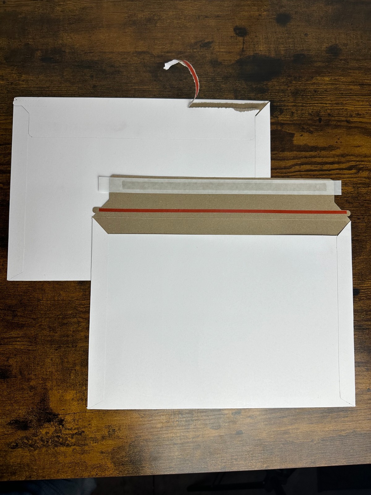 9″ x 12.5″ White Rigid Mailer, 250gsm, Photo Mailer, Cardboard Envelope,