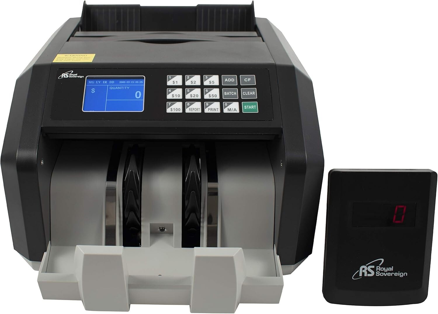 Royal Sovereign High Speed Money Counting Machine, Counterfeit Bill Detector