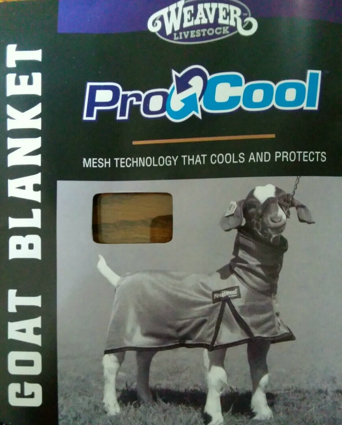 Weaver Livestock ProCool Mesh Goat Blanket XSmall Hurricane Blue