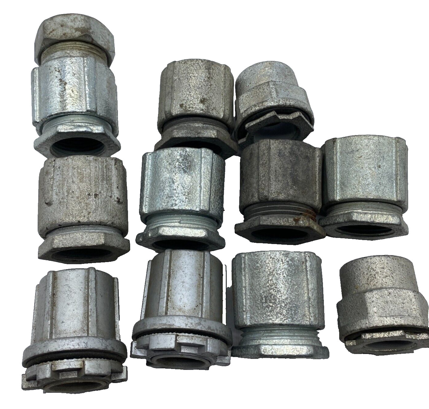 Assorted Size & Type Conduit Couplings LOT OF 11 🔔