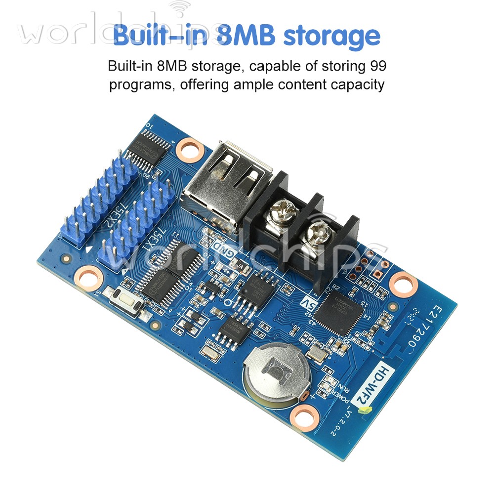 HD-WF2 WiFi Control Card HUB75 for Advertising Screen Full Color LED Display