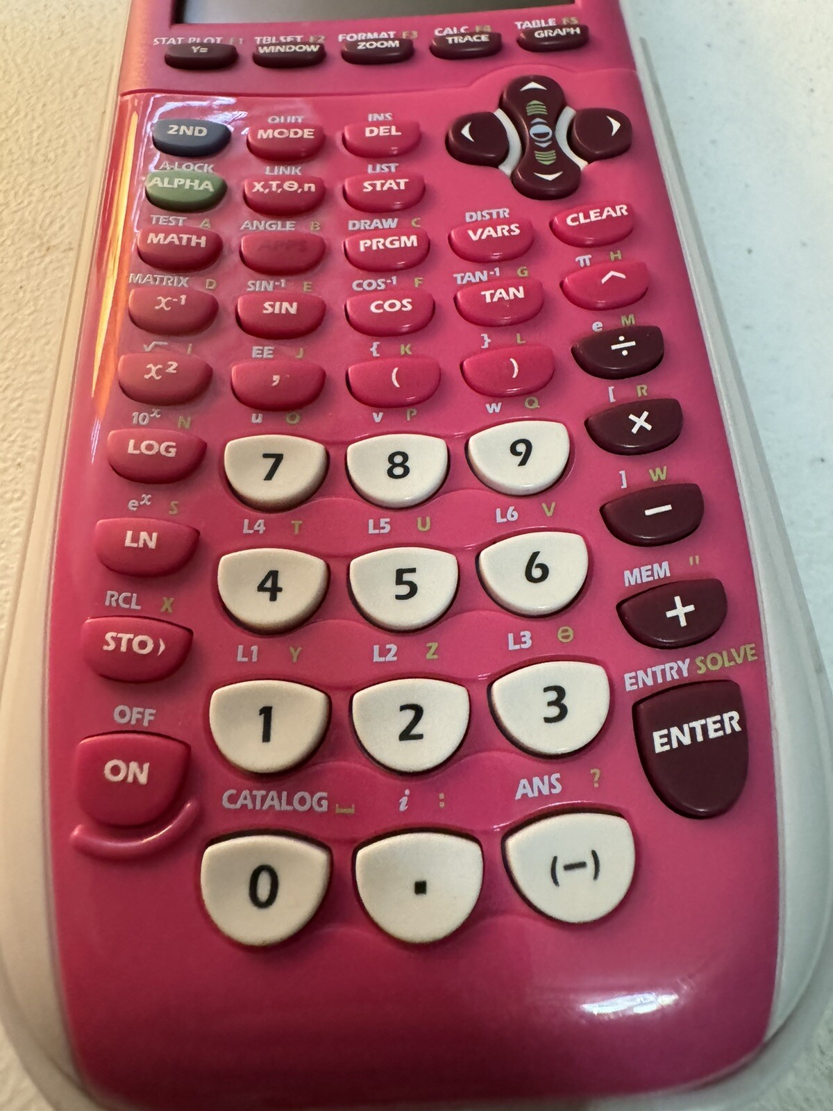Texas Instruments TI-84 Plus C Silver Edition Graphing Calculator – Pink