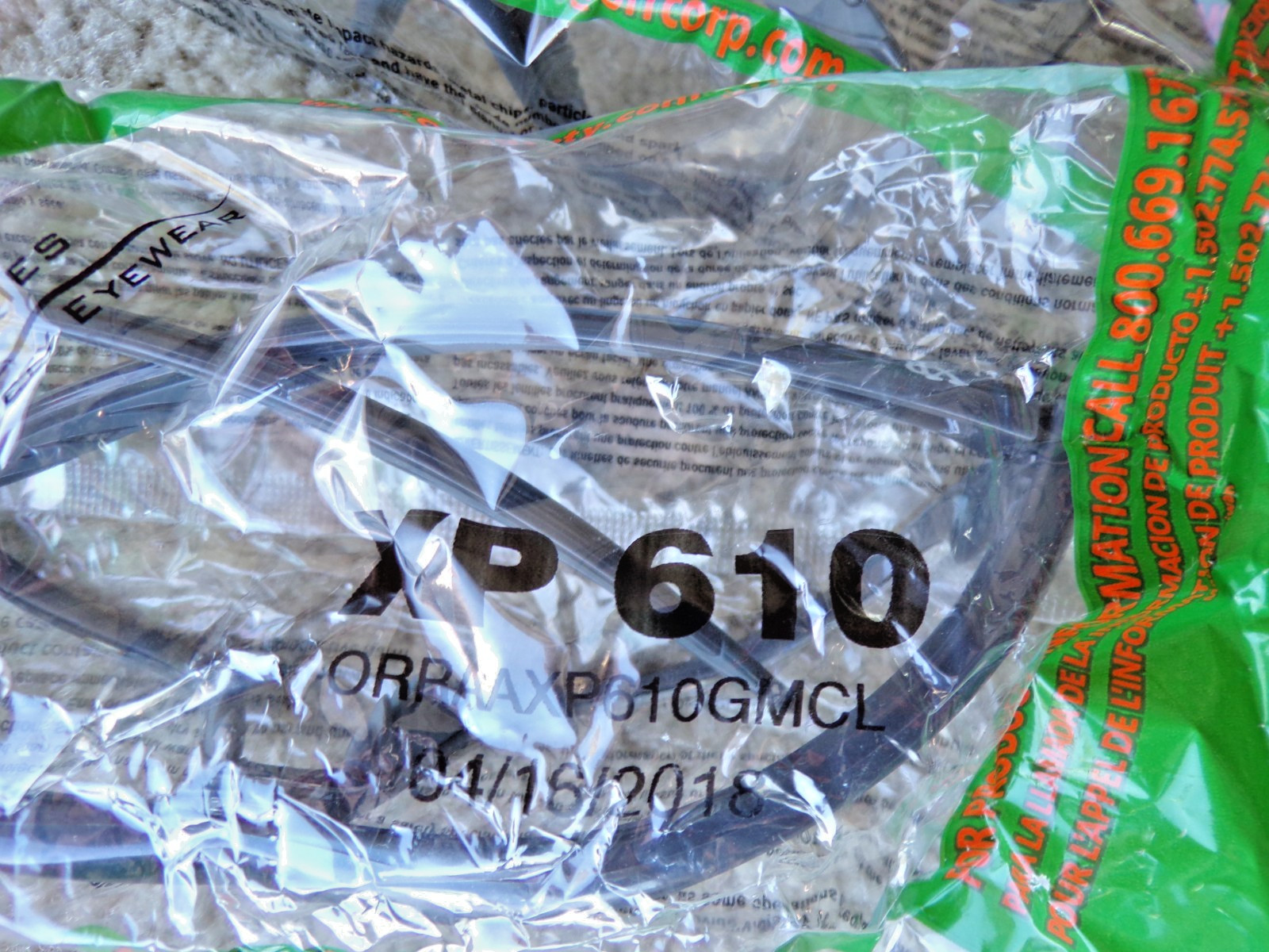 2 pair – ORR Safety Protective Eyewear Glasses XP87 Series XP610 Clear Lens @d5