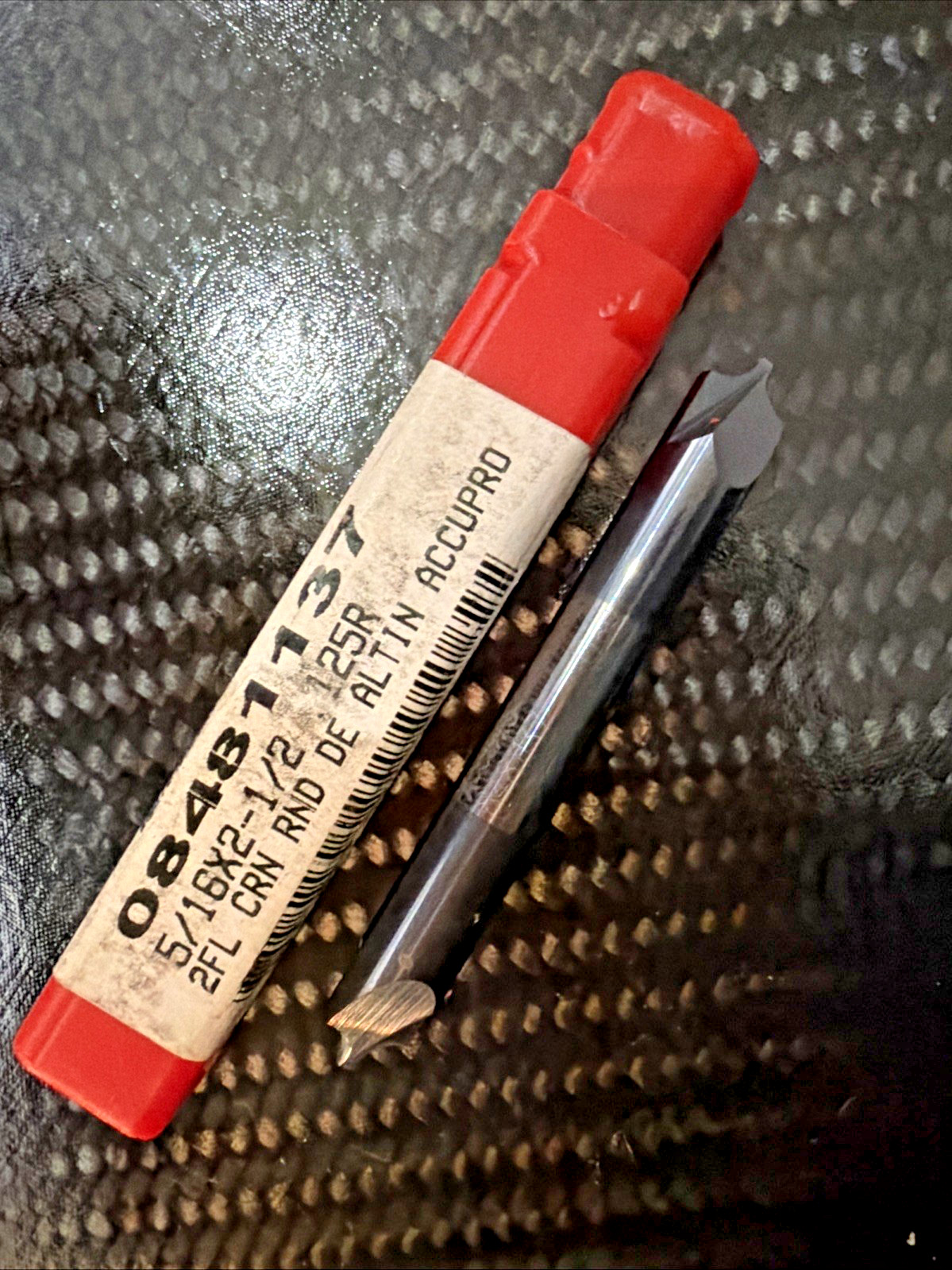 Accupro Carbide 5/16 .125R 2Fl Corner Rounding Radius DE AlTiN End Mill