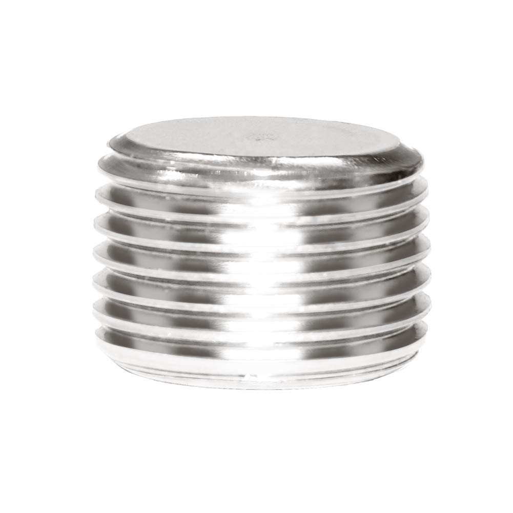 JoyTube 1/8″ NPT Pipe Plug Male Thread Stainless Steel Fitting 1/8 Inch