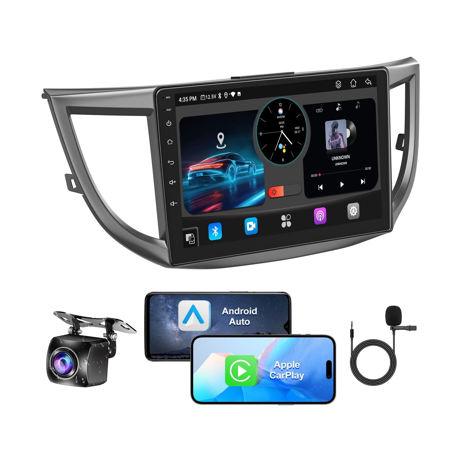 8 Core 6GB+128GB Car Radio for Honda CRV 2012-2016,10.2 Inch QLED Touch Scree…