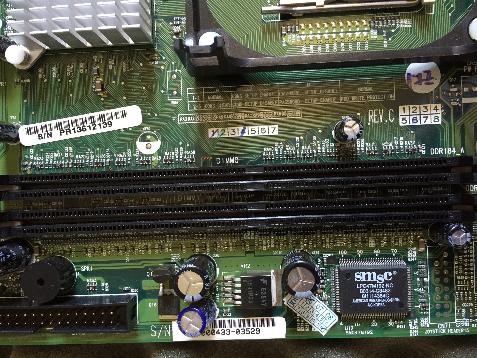 NEW EMACHINE 312812,143159,20030812 MOTHERBOARD FOR T2682 IMPERIAL-GV,EG