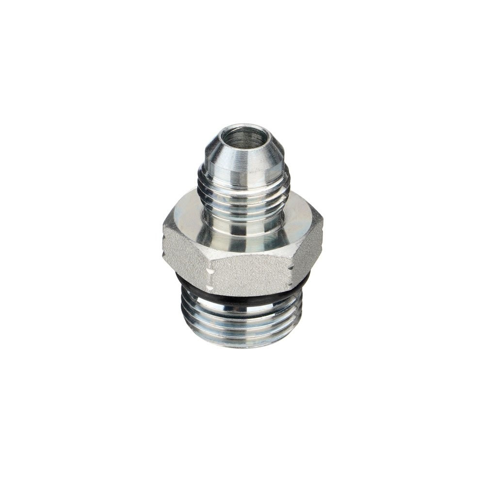 10 Pack 3/8″ JIC 37° Male x #8 SAE/ORB Male Hydraulic Hose Adapter Fittings New