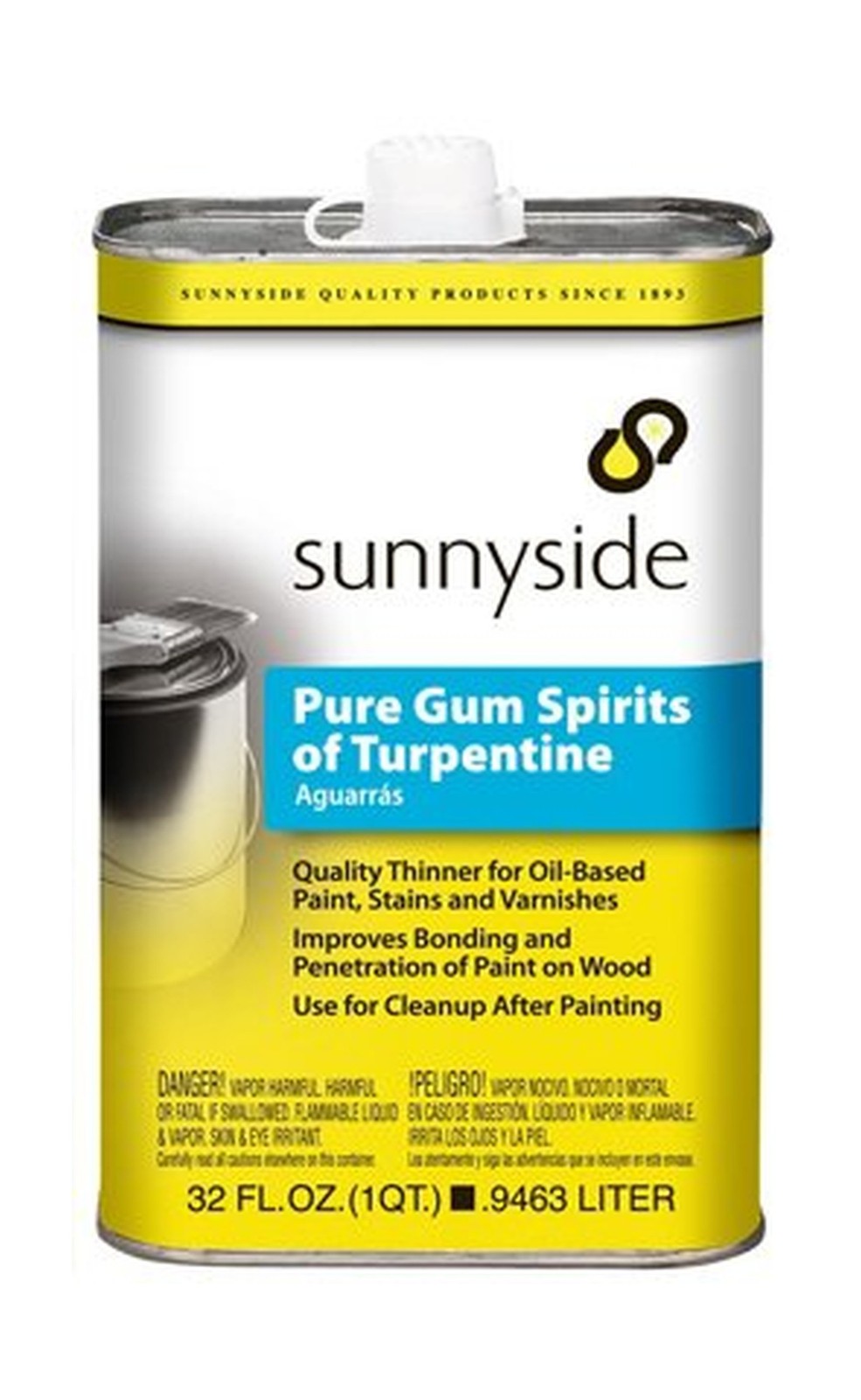 Sunnyside 87032S Pure Gum Spirits Turpentine, 1-Qt. – Quantity 6