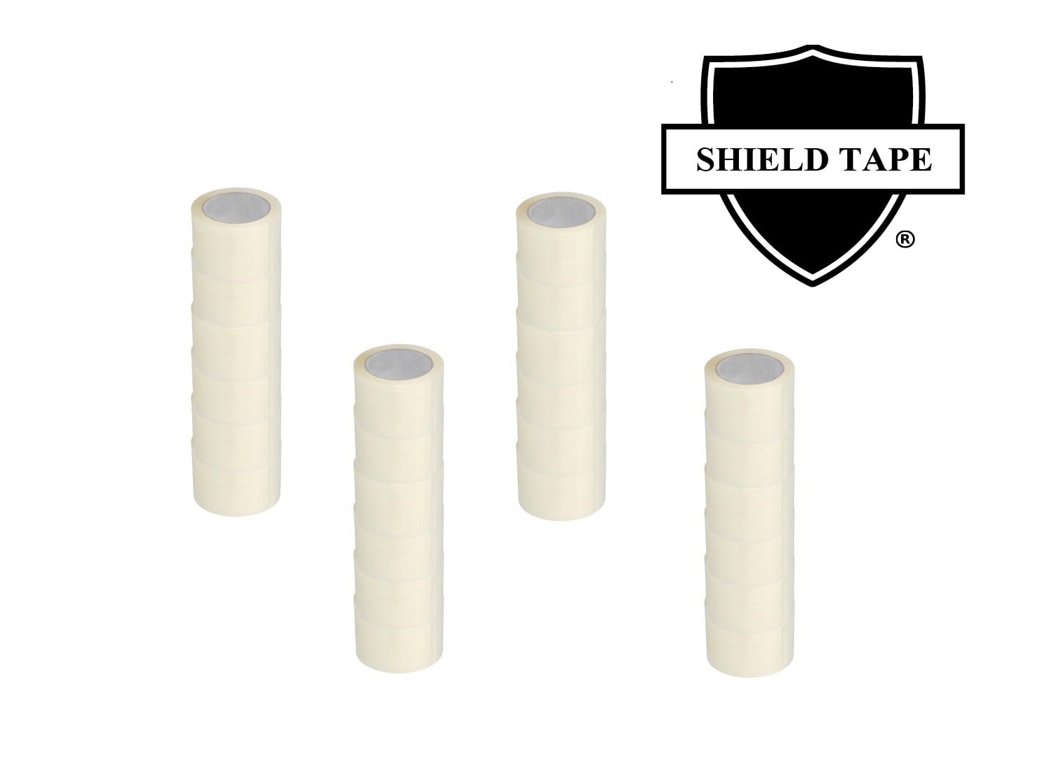3″ x 100 Yards (300 ft) Clear Carton Sealing Packing Shipping Tape – 48 Rolls