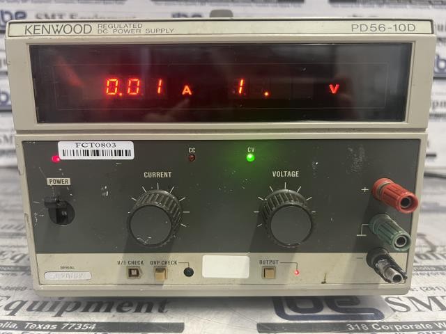 Kenwood PD56-10D Regulated DC Power Supply AC120V 50/60Hz w/Warranty