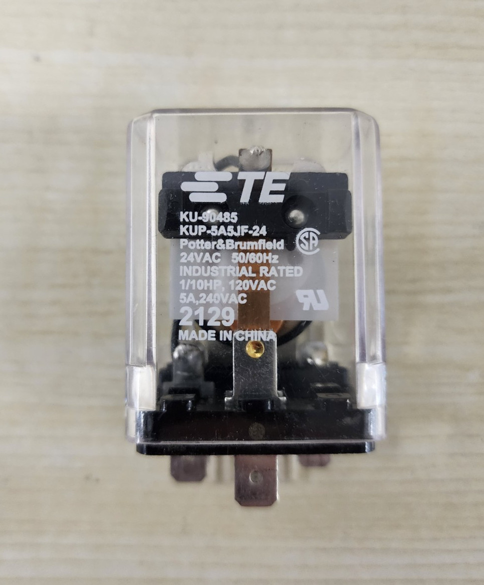 TE relay KUP-5A5JF-24 KU-90485 Power Relay 24VAC 120/240VAC 5A