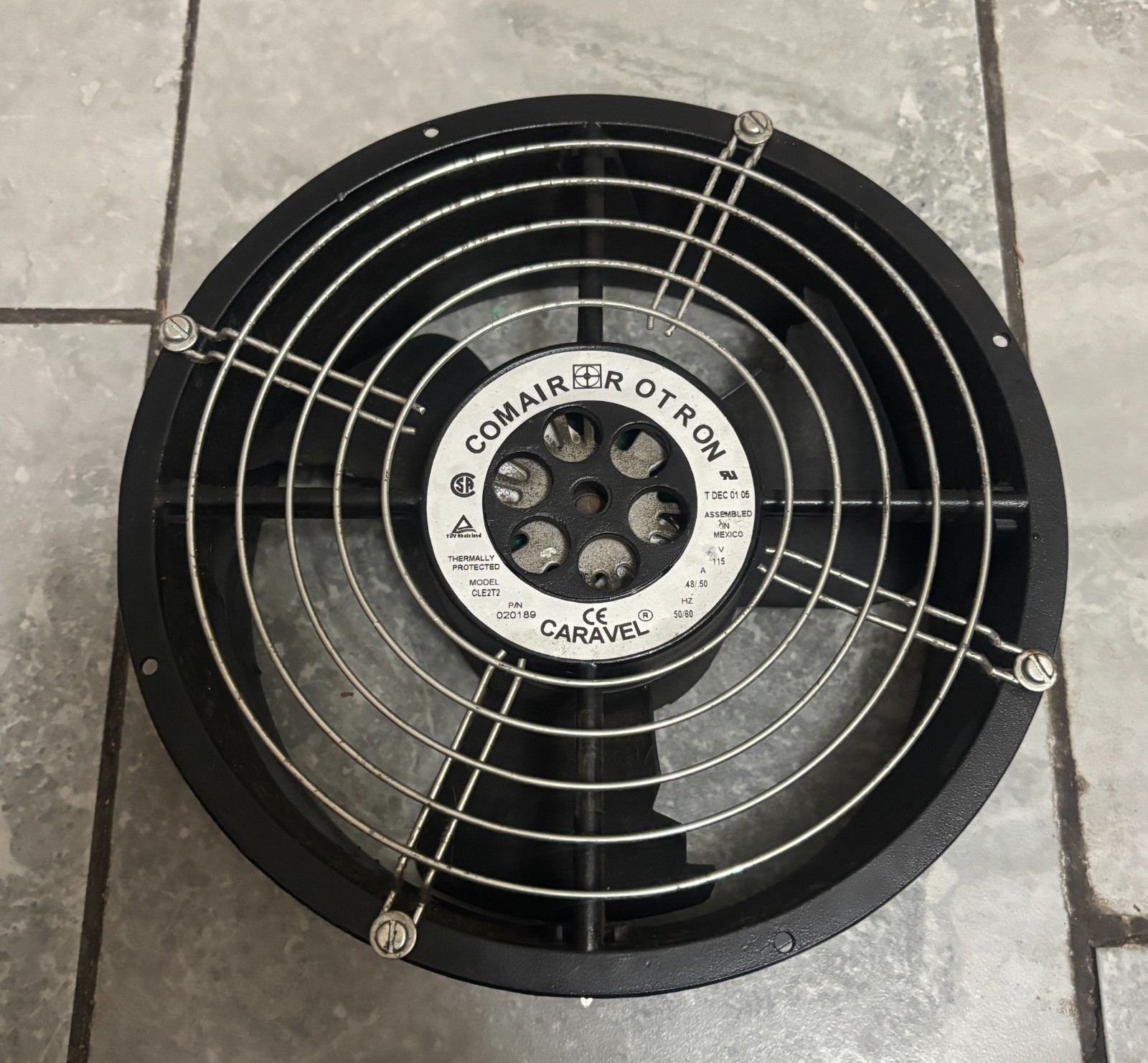 Comair Rotron 020189 Caravel Fan CLE2T2 with guard