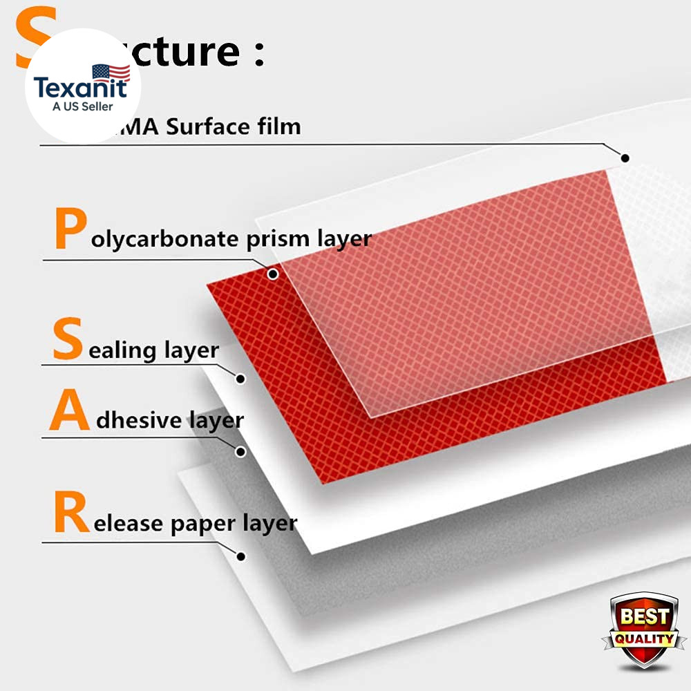 2 Inch X 200 Feet Dot Reflective Tape Outdoor Waterproof High Visibility Safety
