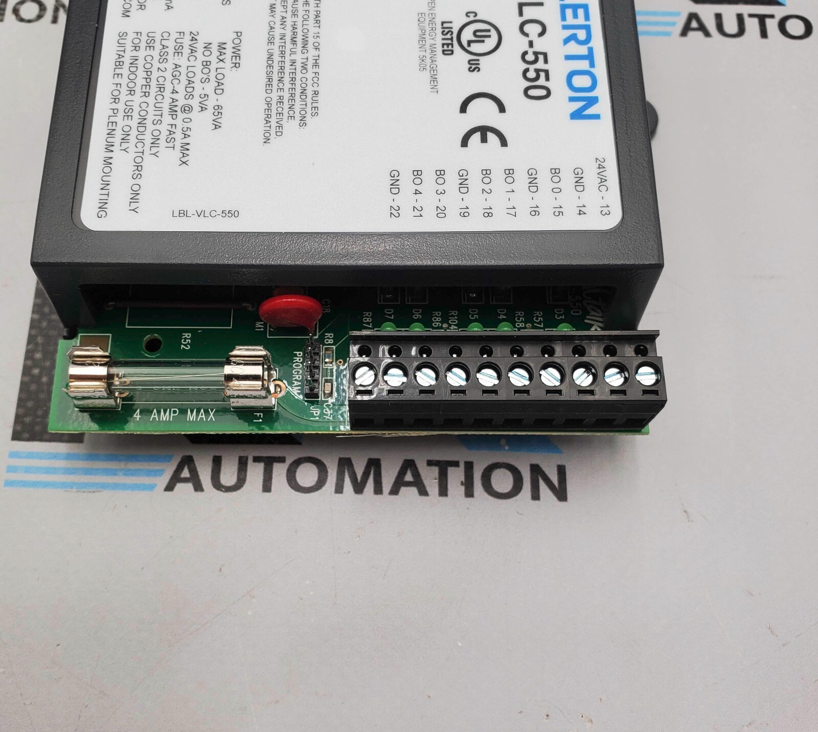 NEW Alerton VLC-550 BACtalk BACnet-Compliant Field Programmable Controller 24VAC