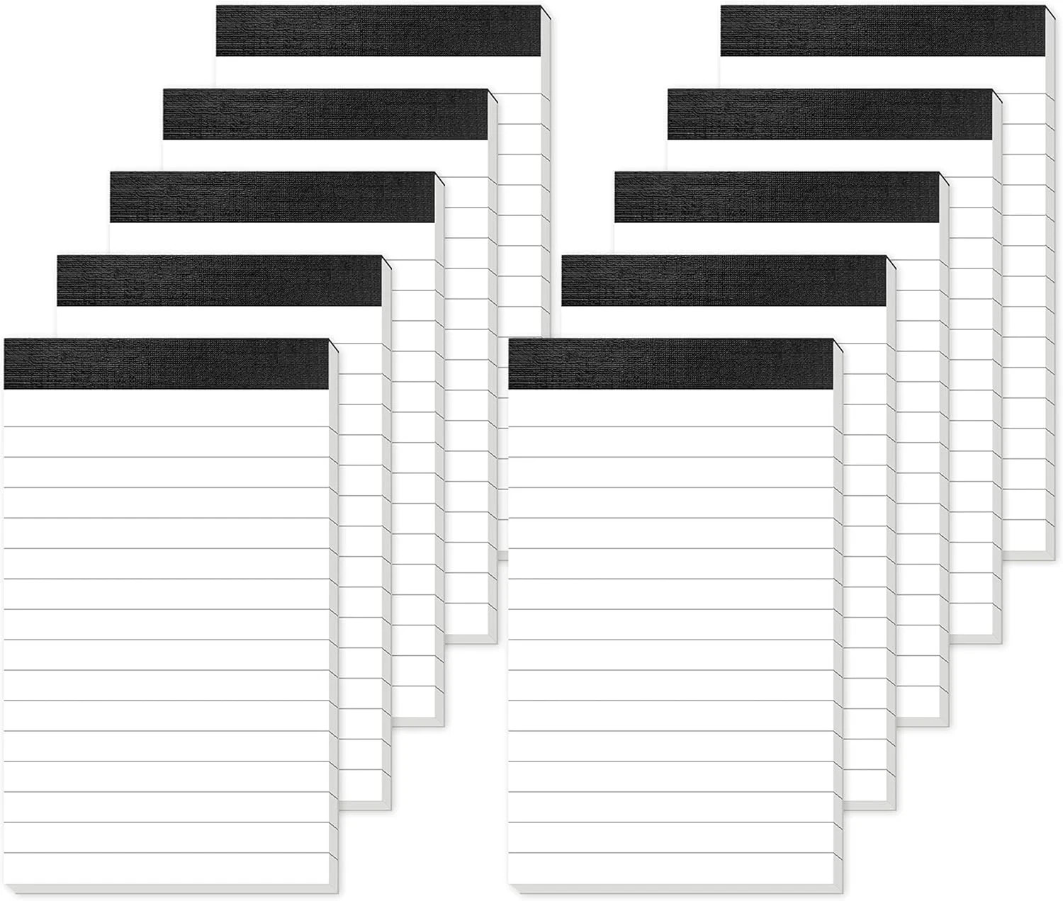 10 Pack Small Note Pads 3X5 Lined Small Pads of Pape Writing Pads Mini Notepads