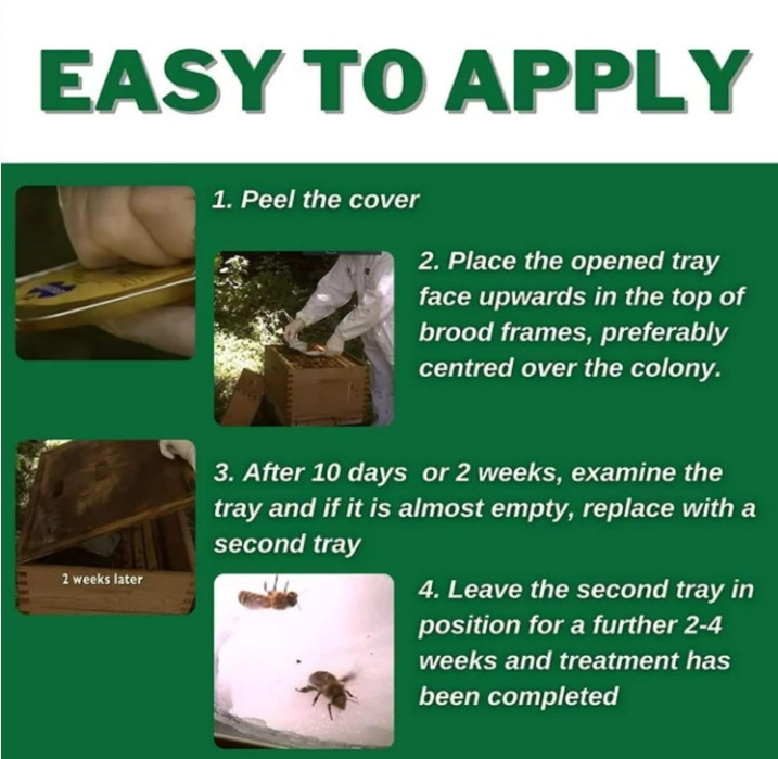 Apiguard ONE Box of Ten 50g Trays – Treatment for Bees