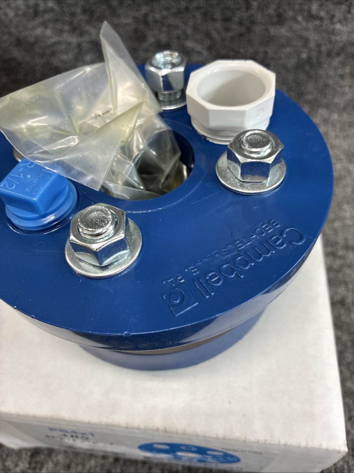 Campbell ABS Well Seal PS4X1 Seals 4″ Well Casing 1″ Drop Pipe NEW OPEN BOX
