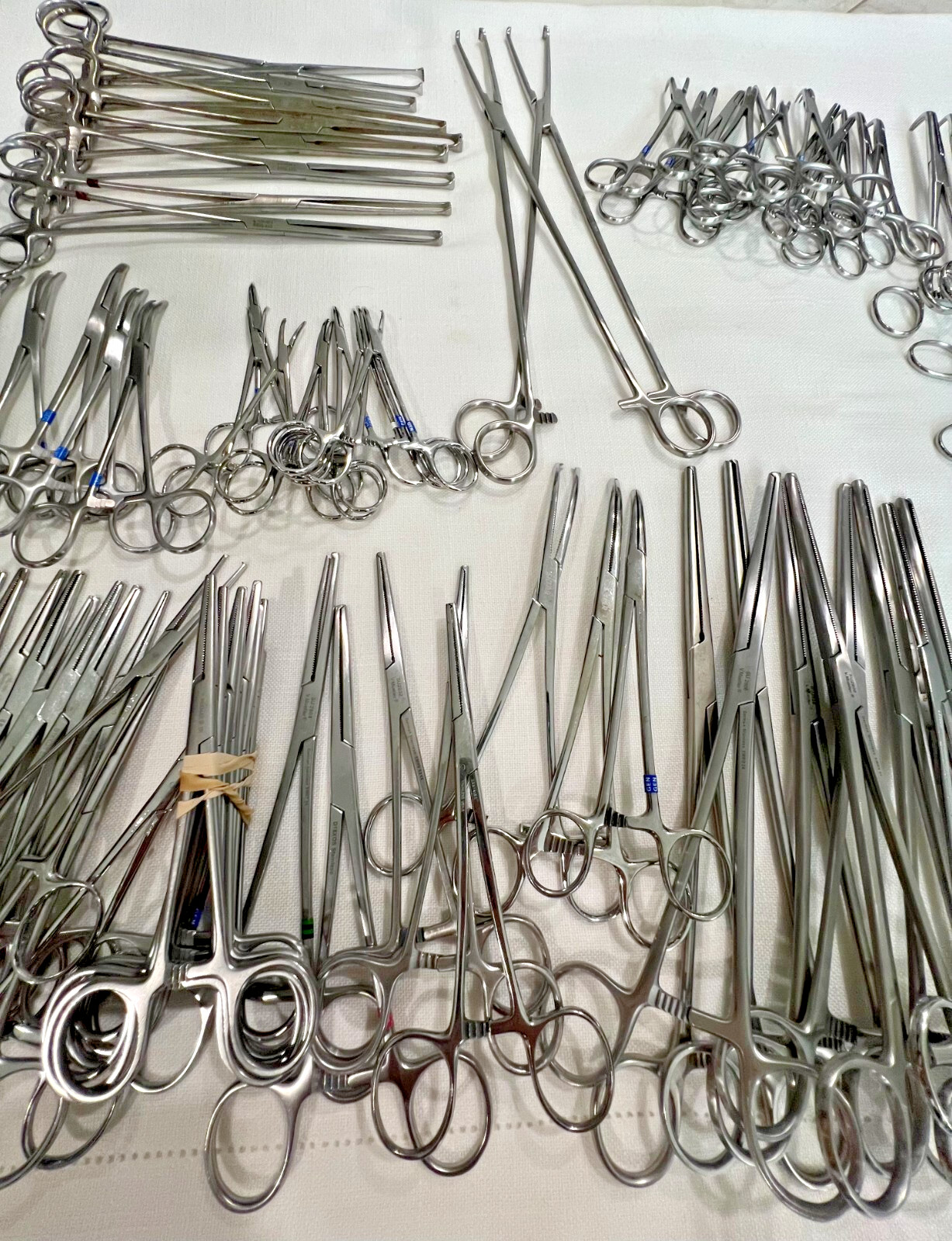 Assorted Lot of 108 Various Brand & Size Of OR Medical Surgical Instruments, S.S