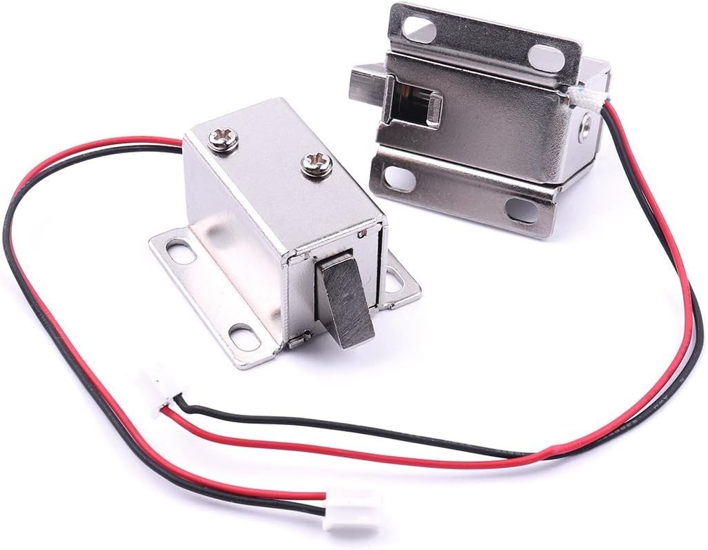Slim 12V Electromagnetic Magnetic Lock for Secure Cabinets & Fire Doors