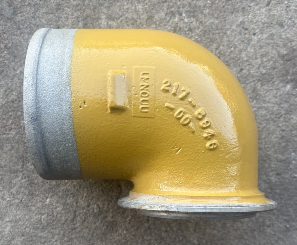 Caterpillar 217-8946 107mm Outer Diameter Air Line Elbow 735B 740B C-15