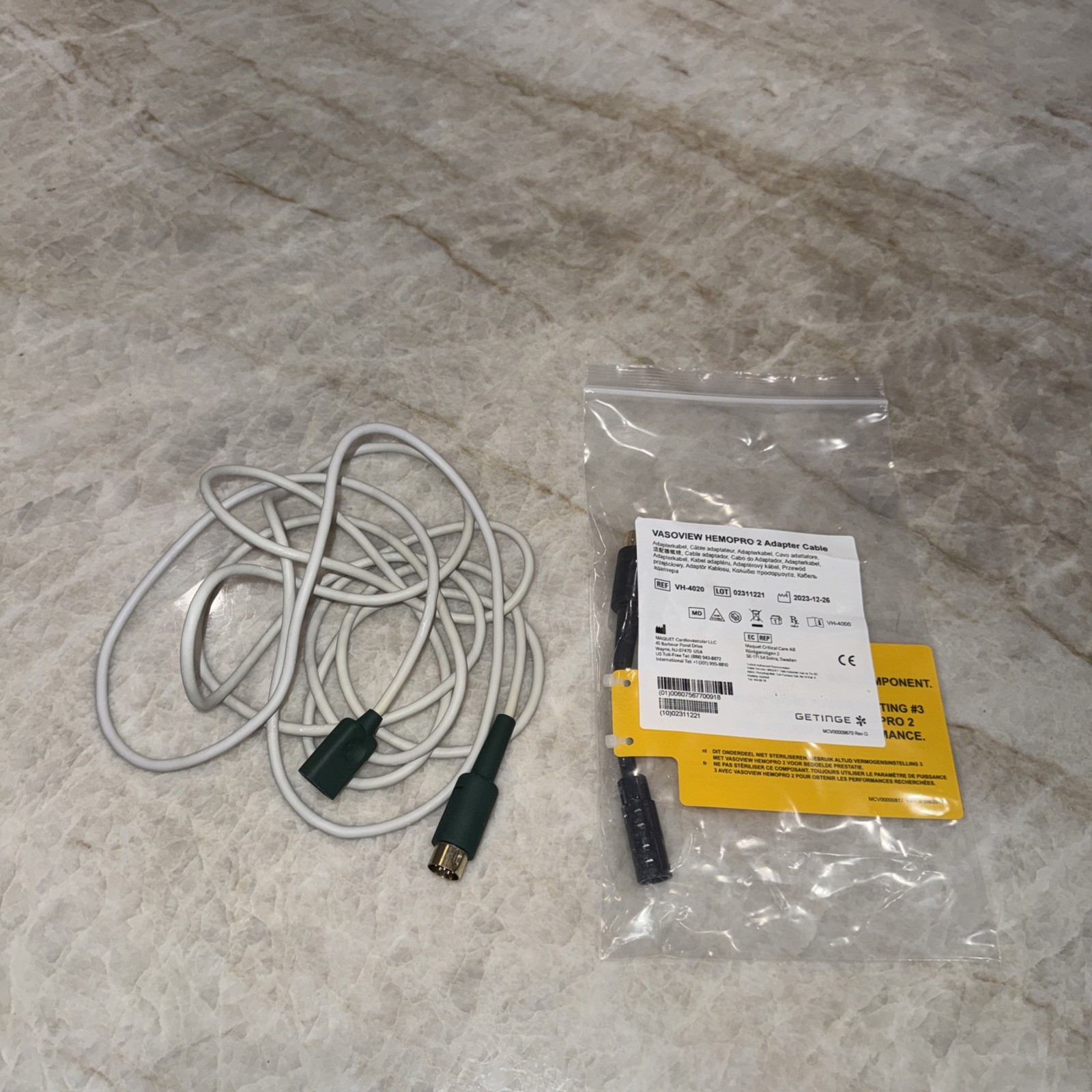 MAQUET Extension Cable For Vasoview Power Supply with Adapter Cable